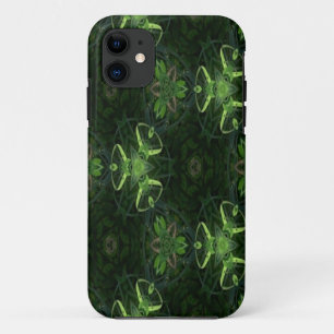 Green Kaleidoscope 1 iPhone 11 Case