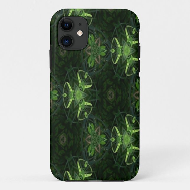 Green Kaleidoscope 1 Case-Mate iPhone Case (Back)