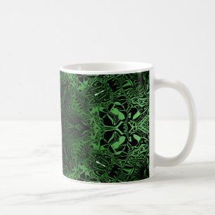 Green Kaleidoscope Coffee Mug