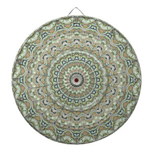 Green Kaleidoscope Dartboard