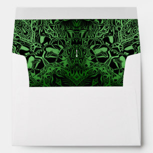 Green Kaleidoscope Envelope