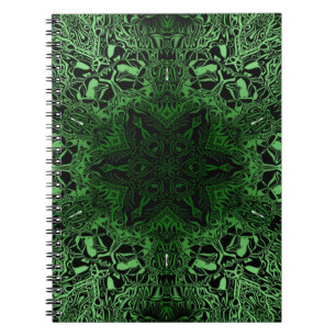 Green Kaleidoscope Notebook