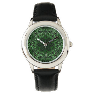 Green Kaleidoscope Watch