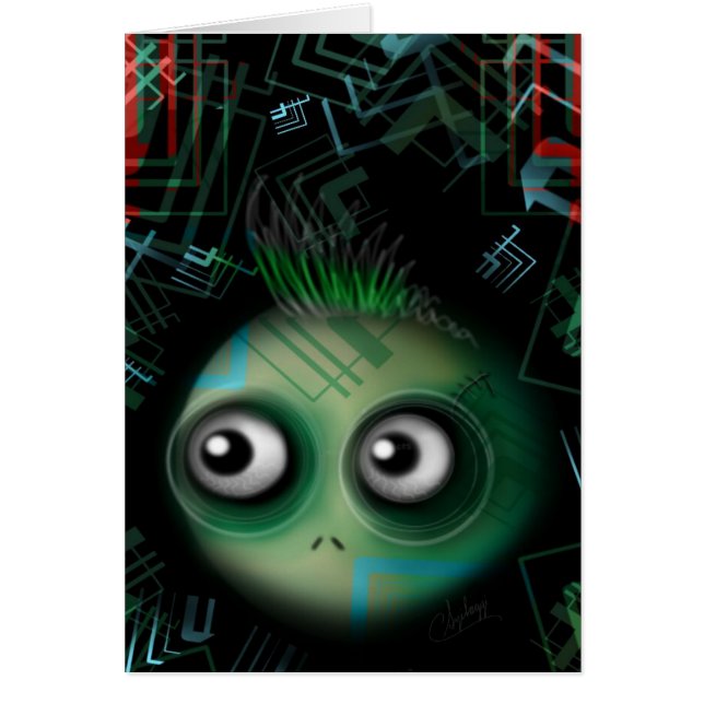 Green Kawaii Monster (Front)