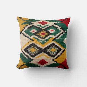 Green Kilim Lumbar Pillow: Style Meets Comfort Cushion