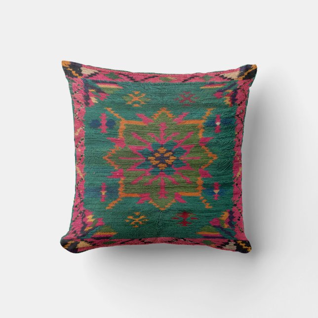 Green Kilim Pillows at Pottery Barn: A Blend  (Front)