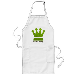 Green King Apron! Long Apron
