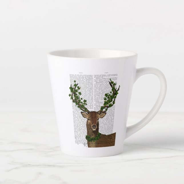 Green King Latte Mug (Right)