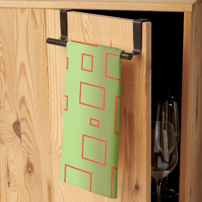 Green Kitchen Towel (Thirds Fold)