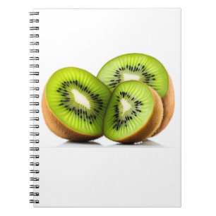 Green kiwi fruit notebook