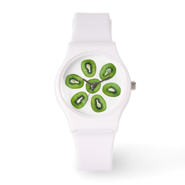 Green Kiwi Pattern Watch (Front)