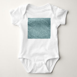 Green Knitted Texture: Trendy Background Baby Bodysuit