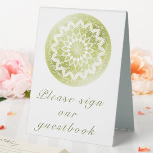 Green Lace Mandala Wedding