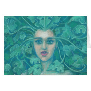 Green Lady / Forest Queen, fantasy art