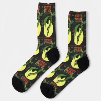 Green Lama Action Socks