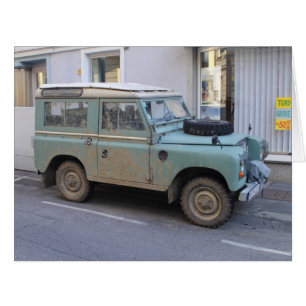 Green Land Rover
