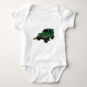 Green Landy Baby Bodysuit