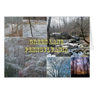 Green Lane Pennsylvania Collage - Winter