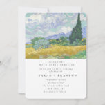 Green Lanscape Old painting wedding invitation<br><div class="desc">Old painting wedding invitation</div>