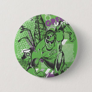 Green Lantern - Absurd Collage Poster 6 Cm Round Badge