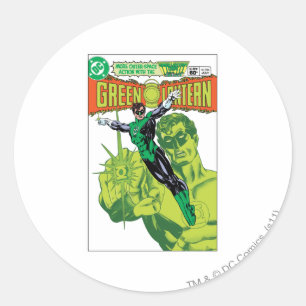 Green Lantern - Action Comic Cover Classic Round Sticker