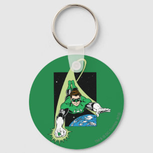 Green Lantern and Earth Key Ring