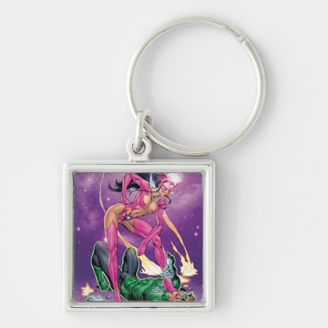 Green Lantern and Star Sapphire - Colour Key Ring (Front)