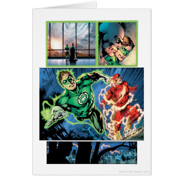Green Lantern and The Flash Panel (Front)