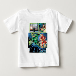 Green Lantern and The Flash Panel Baby T-Shirt