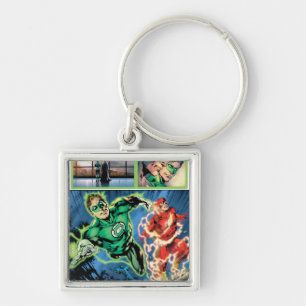 Green Lantern and The Flash Panel Key Ring