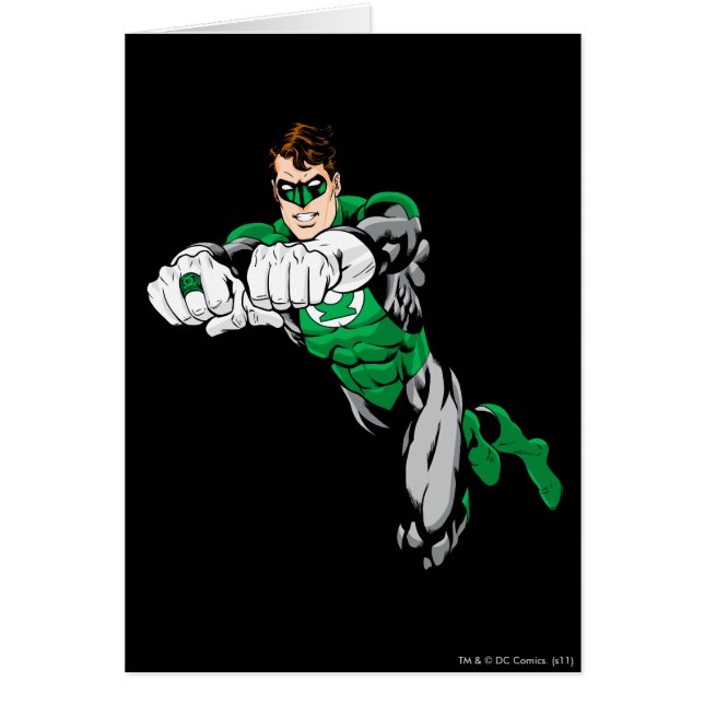 Green Lantern - Both arms forward (Front)