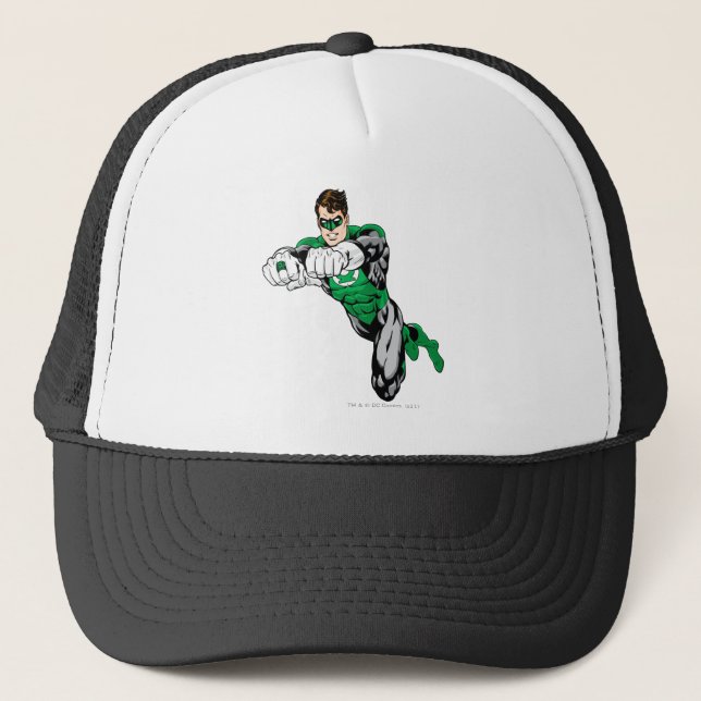 Green Lantern - Both arms forward Trucker Hat (Front)