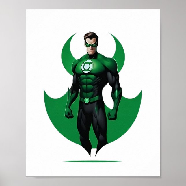 Green Lantern character image Poster (Front)