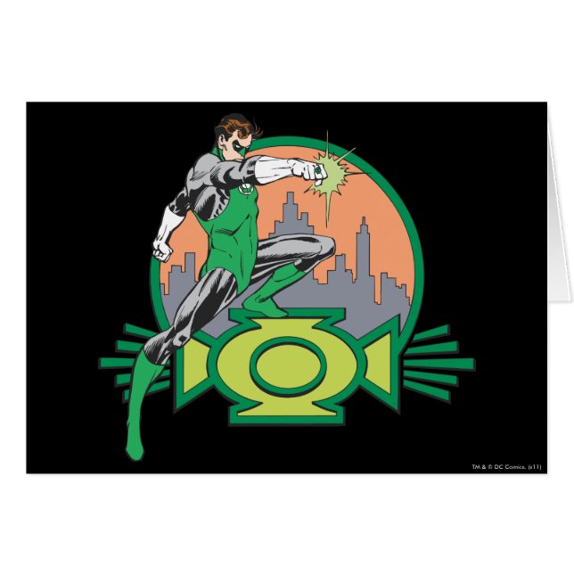 Green Lantern & Cityscape (Front Horizontal)