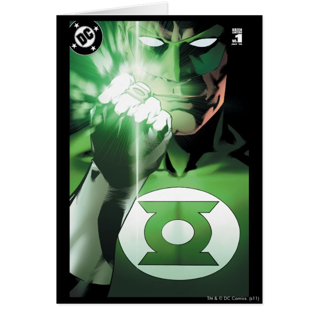 Green Lantern close up cover (Front)
