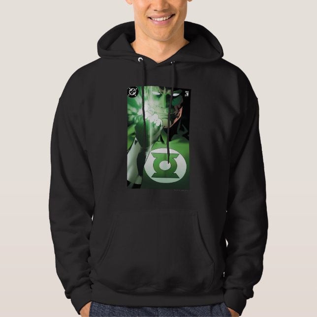 Green Lantern close up cover Hoodie (Front)