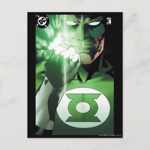 Green Lantern close up cover Postcard