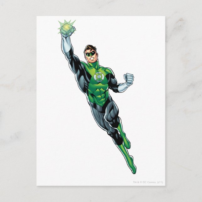 Green Lantern - Comic, Flying Up Postcard (Front)