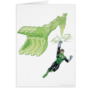 Green Lantern - Comic, with machine