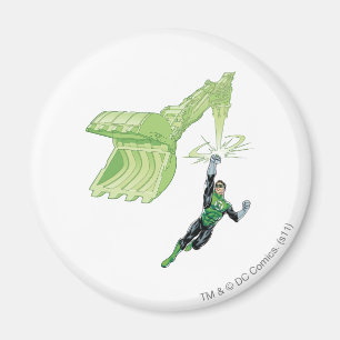 Green Lantern - Comic, with machine Magnet