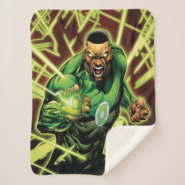 Green Lantern Corps #61 Comic Cover War of GL Sherpa Blanket (Front)