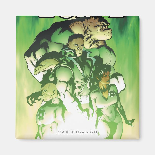 Green Lantern Corps Magnet (Front)