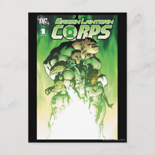 Green Lantern Corps Postcard