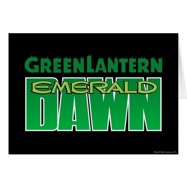 Green Lantern - Emerald Dawn Logo (Front Horizontal)