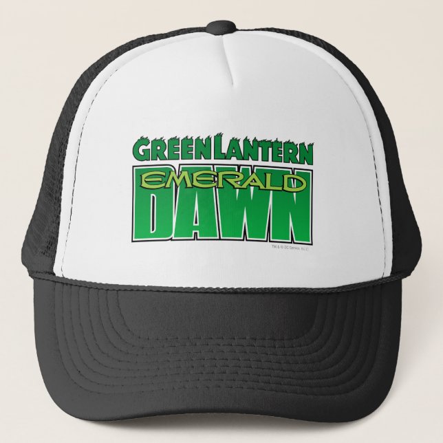 Green Lantern - Emerald Dawn Logo Trucker Hat (Front)
