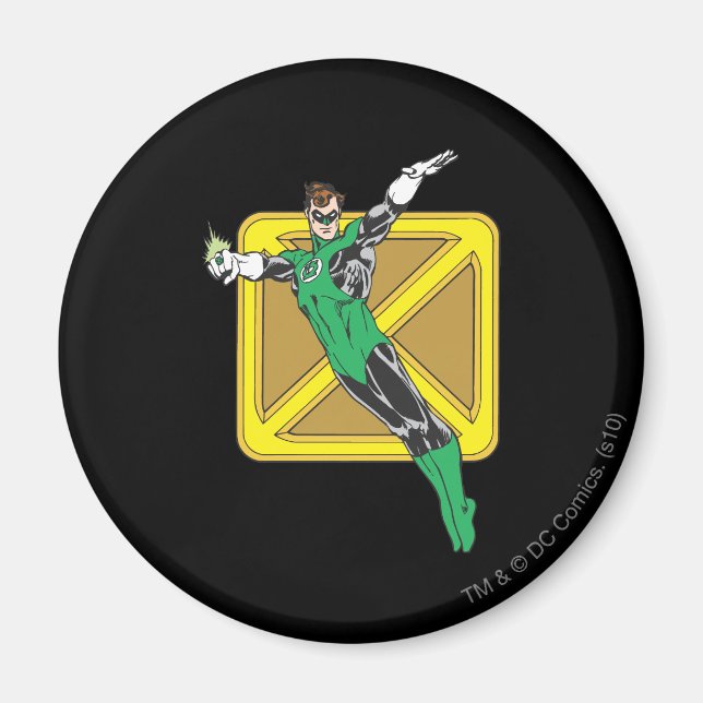 Green Lantern Extends Arms Magnet (Front)