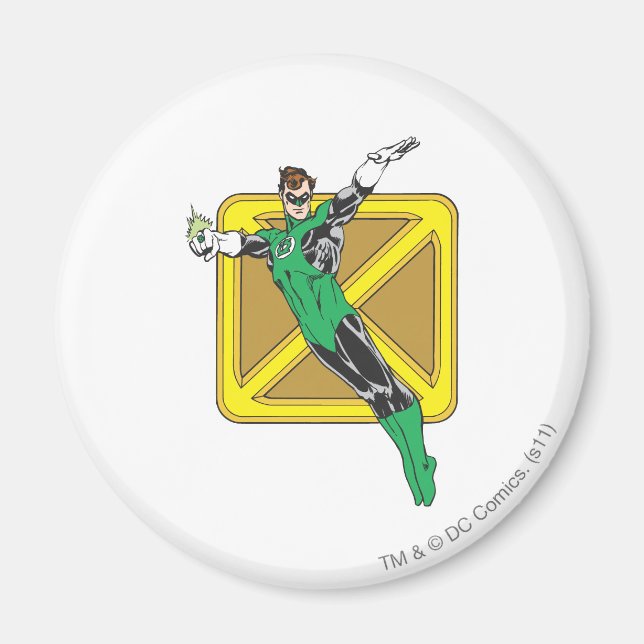 Green Lantern Extends Arms Magnet (Front)