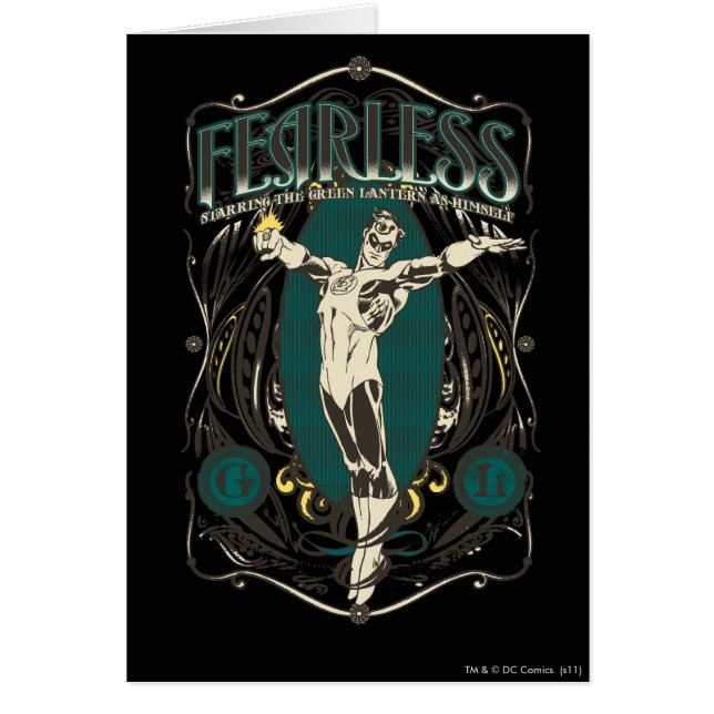 Green Lantern - "Fearless" Poster (Front)