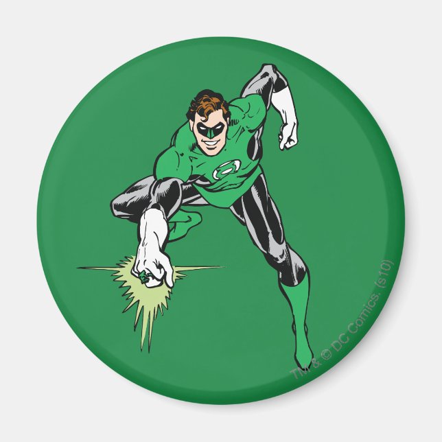 Green Lantern Fight Magnet (Front)