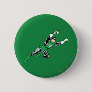 Green Lantern Fly Right 6 Cm Round Badge